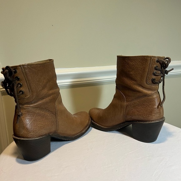 Frye Tan Ankle Boots - Picture 6 of 13